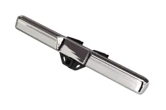 Traxxas Ersatzteile Bumper hinten in chrom mit Halter für TRX-4 Landrover und Ford Bronco 1/10