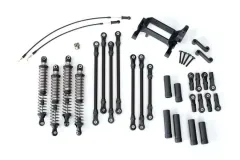 Traxxas Tuning Long Arm Lift komplett Kit in schwarz für TRX-4 1/10