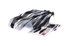 Traxxas Tuning Karosserie ProGraphix mit Aufkleber (benötigt Hintergrundlackierung) für E-Revo 1/16