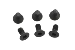 Traxxas Ersatzteile Senkkopfschraube 3x6mm mit Innensechskant 6Stück für Ford, Rustler, Slash, Stampede 1/10 und Unlimited Desert Racer 1/7