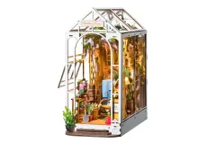 Lasercut Holzbausatz Bücherecke Gartenhaus 176 Teile