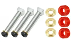 Microheli Blattlagerwellen Set für OMPHobby M2, M2 V2, M2 EXP und M2EVO für Tuning 3Blatt Hauptrotorkopf Set