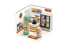 Lasercut Kunststoff Bausatz Standmodell DIY Miniature Haus Super Creator Serie Energy Supply Store 102 Teile