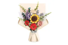 Lasercut Holzbausatz Standmodell Blumenstrauß 581 Teile