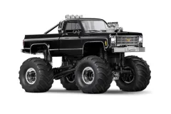 Traxxas TRX-4MT Chevy K10 4x4 in schwarz 1/18 Monster-Truck RTR Brushed, mit Akku und USB Lader