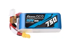 GensAce 750mAh 11,1V 60C 3S1P Lipo Akku mit XT30 Buchse