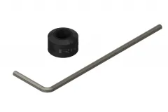 Rakonheli CNC Aluminium Stellring-Set in schwarz für Blade InFusion 120