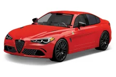 COBI Klemmbausteine Autos Alfa Romeo Gulia Quadrifoglio Rot - 90 Teile