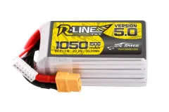 Tattu R-Line LiPo Akku Version 5.0 1050mAh 6S 22,2V 150C mit XT60