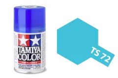 Tamiya Acryl Sprühfarbe TS-72 Blau Transparent Klar glänzend 100ml