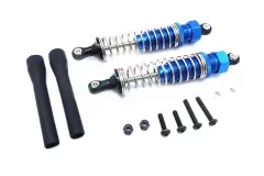 GPM Tuningteile Aluminium Stoßdämpfer hinten 90mm in blau für Tamiya DT03