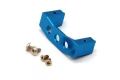 MBW RC CAR Tuningteile für RC Auto Mini Cito und DF Z06 Buggy Servohalterung aus Aluminium in blau