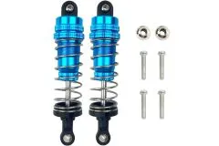 MBW RC CAR Tuningteile für RC Auto Mini Cito und DF Z06 Buggy Stoßdämpfer aus Aluminium in blau