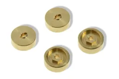 FuriTek Tuningteile Radmitnehmer Sechskant aus Messing 4Stück für FX118 Fury Wagon, CR-18P Rushmore und T-Hunter