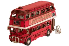 Lasercut Holzbausatz Funktionsmodell London Tour Bus - 255 Teile