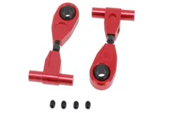 Tuningteile Aluminium Einstellbare Querlenker Vorne Oben in rot für Tamiya TT02