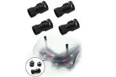 MBW RC CAR Tuningteile Bohrloch-Karosseriemarker Set magnetisch 4Stück