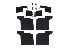 MBW RC CAR Tuningteile für TRX4 1/10 Gummi-Schmutzfänger und Montageteile in schwarz