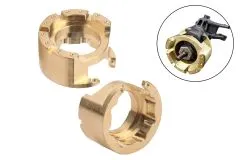 MBW RC CAR Tuningteile für TRX4 1/10 Ausgleichsgewichte aus Messing 2Stück je 76g