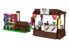 MouldKing Klemmbausteine Oden-Stand - 265 Teile