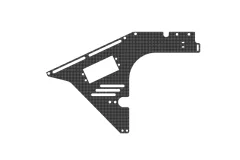 XLPower Ersatzteile Chassisplatte vorne für Standard-Gasservo für XLPower Nimbus Nitro