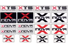 Xnova Aufkleber / Sticker XTS 14Stück