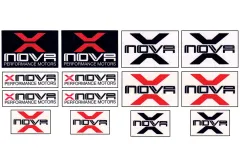 Xnova Aufkleber / Sticker 13Stück