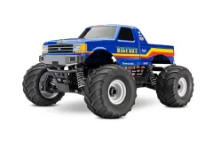 Traxxas BIGFOOT 1/10 BL-2S in Blau Monster-Truck RTR Brushless und HD Teilen (Heavy Duty) ohne Akku oder Lader