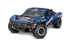TRAXXAS Slash 4x4 VXL Clipless blau 1/10 Short-Course RTR Brushless mit HD Teilen, ohne Akku oder Lader