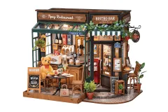 Lasercut Holzbausatz Standmodell Tipsy Restaurant Bistro Bar - 297 Teile