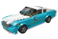 MouldKing Klemmbausteine Auto Phantom - 476 Teile mit stapelbarer Displaybox/Sammelbox 19,5x9,5x8,5cm