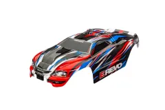 Traxxas Tuning Karosserie in rot blau für E-Revo 1/16