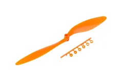 GWS 2Blatt Propeller 10x4,7 in orange
