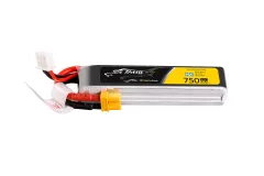 Tattu 750mAh 7,4V 95C 2S1P HV LiPo Akku LONG SIZE mit XT30U-F