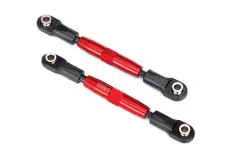 Traxxas Tuning Sturzstangen aus 7075-T6 Aluminium in rot 83mm vorne 2Stück für Ford Raptor, Rustler, Slash und Stampede 1/10