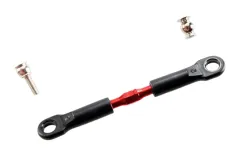 Traxxas Zubehör Gewindestange 69mm aus Aluminium in rot vorne für Bigfoot, Rustler und Stampede 1/10