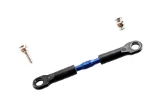 Traxxas Tuning Gewindestange 69mm aus Aluminium in blau vorne für Bigfoot, Rustler und Stampede 1/10