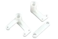 Traxxas Ersatzteile Lenkungsteile aus Kunststoff in weiß für Bandit, Ford Raptor, Rustler und Slash 1/10