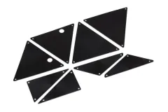 Traxxas Ersatzteile Rohrrahmen-Chassis Verkleidung innen in schwarz für Unlimited Desert Racer 1/7