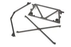 Traxxas Ersatzteile Rohrrahmen-Chassis Käfig-Support oben in schwarz für Unlimited Desert Racer 1/7
