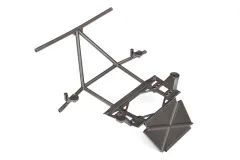 Traxxas Ersatzteile Rohrrahmen-Chassis Mittelteil vorne in schwarz für Unlimited Desert Racer 1/7