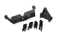 Traxxas Ersatzteile Servo-Halter 2-Gang mit T-Lock Kabelhalter für TRX-4 1/10