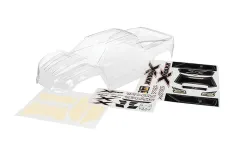 Traxxas Tuning Karosserie in klar mit Aufkleber für X-Maxx 1/7