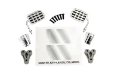 Traxxas Zubehör Seitenspiegel klappbar in chrom (für TRX8130) für TRX-4 1/10