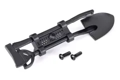 Traxxas Zubehör Schaufel, Axt und Befestigung in schwarz für TRX-4 1/10