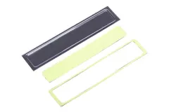 Traxxas Ersazteile Heckklappen Panel Einsätze unlackiert mit Doppelklebeband für TRX-4 Ford Bronco 1/10