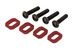 Traxxas Tuning Motorhalter Scheiben aus Aluminium in rot 4Stück für X-Maxx 1/7 und Funco 1/6