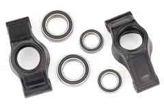Traxxas Tuning Radträger für Radachsen in schwarz mit Kugellager hinten für X-Maxx 1/7 und Funco 1/6