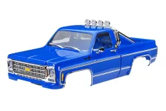 Traxxas Tuning Karosserie High Trail Chevy K10 in blau Komplett für TRX-4M 1/18