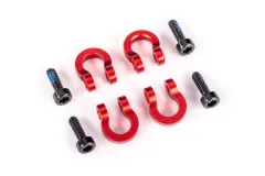 Traxxas Tuning Bumper Defender Rings aus 6061-T6 Aluminium in rot für TRX-4M 1/18